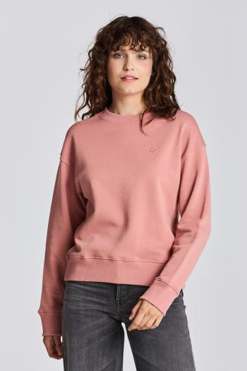 MIKINA GANT D2. ICON G ESSENTIAL C-NECK SWEAT TERRACOTTA PINK