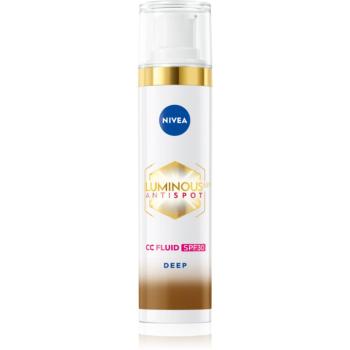 NIVEA Luminous 630 Anti Spot rozjasňující CC krém SPF 30 odstín Deep 40 ml