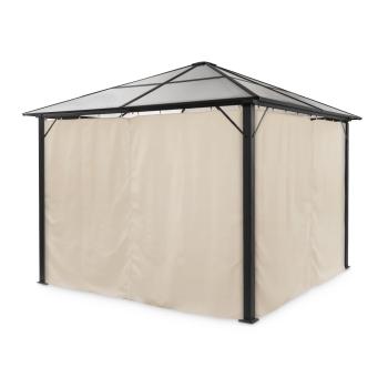 Blumfeldt Pantheon Solid Sky, pavilon se 4 bočními stěnami, 3x3 m, polykarbonát, hliník
