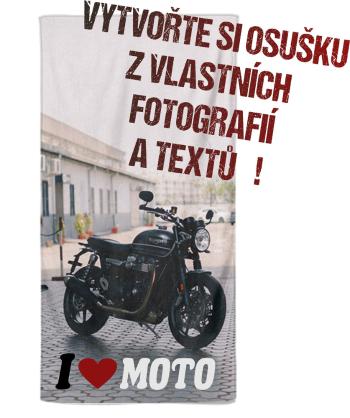 Osuška z vlastních fotografií a textů