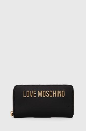 Peněženka Love Moschino černá barva, JC5611PP1LKD0000