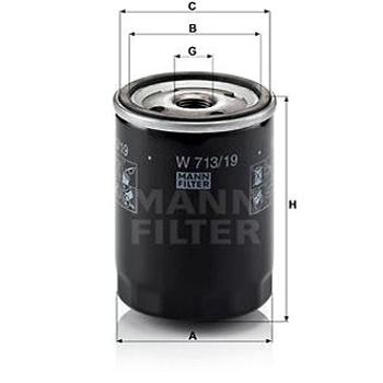 MANN-FILTER W713/19 pro vozy FORD, MAZDA (W713/19)