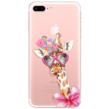 iSaprio Lady Giraffe pro iPhone 7 Plus / 8 Plus (ladgir-TPU2-i7p)