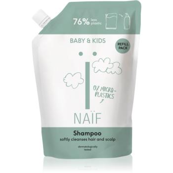 Naif Baby & Kids Shampoo výživný šampon pro děti od narození náhradní náplň 500 ml