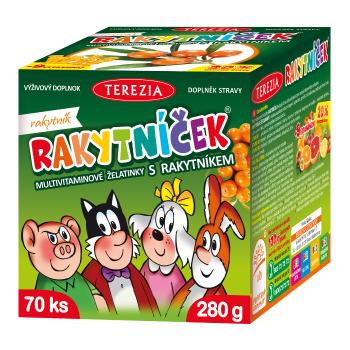 RAKYTNÍČEK multivitaminové želatinky s rakytníkem