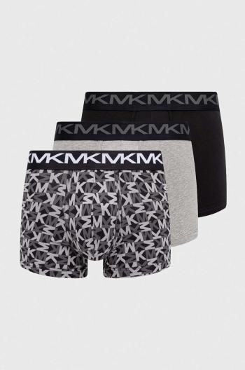 Boxerky Michael Kors 3-pack pánské, šedá barva