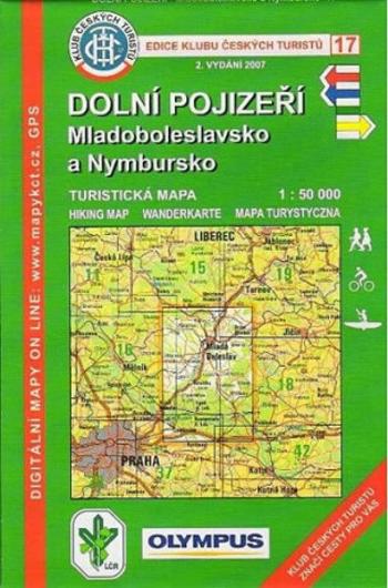 KČT 17 Dolní Pojizeří 1:50.000 / turistická mapa