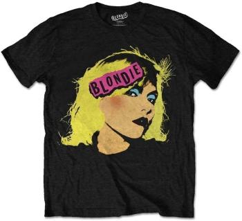 Blondie Tričko Punk Logo Unisex Black M