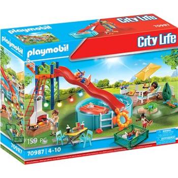 Playmobil 70987 Bazénová párty se skluzavkou (4008789709875)