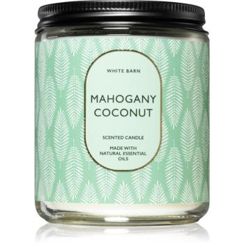 Bath & Body Works Mahogany Coconut vonná svíčka 198 g