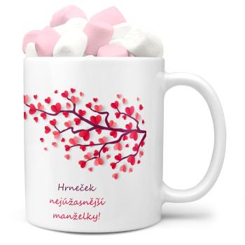 Hrneček nejúžasnější manželky (Náplň hrníčku: Marshmallow)