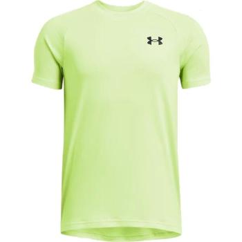 Under Armour TECH 2.0 Chlapecké sportovní triko, světle zelená, velikost