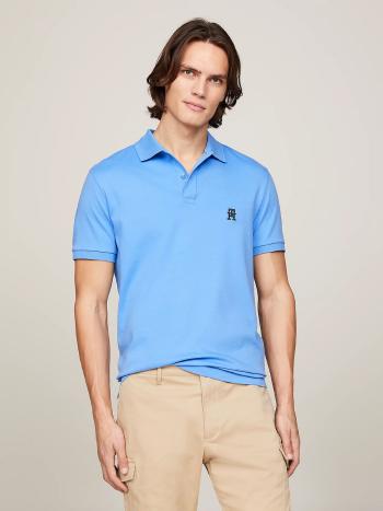 Tommy Hilfiger pánské modré polo tričko - S (C30)