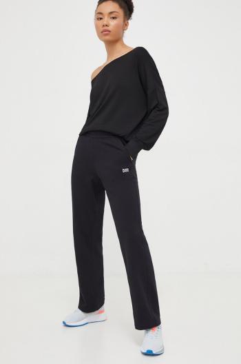 Tepláky Dkny černá barva, hladké, DP3P3406