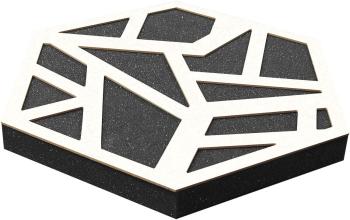 Mega Acoustic HoneyFoamPRO 3 cm White Absorpční penový panel