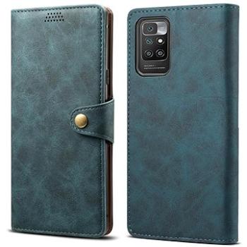 Lenuo Leather flipové pouzdro pro Xiaomi Redmi 10, modrá (348083)