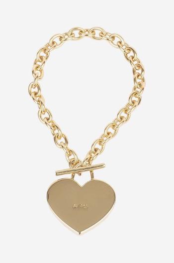 Náramek A.P.C. Bracelet Logo Coeur MEACC-M70725 GOLD