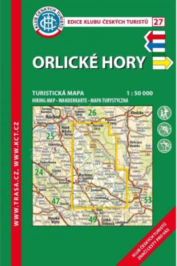 KČT 27 Orlické hory 1:50 000 Turistická mapa