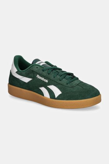 Semišové sneakers boty Reebok Classic Smash Edge zelená barva, 100208242