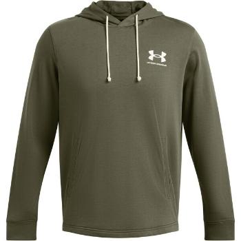 Under Armour RIVAL TERRY Férfi pulóver, khaki, méret S