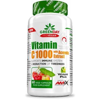 Amix Nutrition GreenDay® ProVEGAN Vitamin C 1000mg with Acerola 60 kapslí (8594159532519)