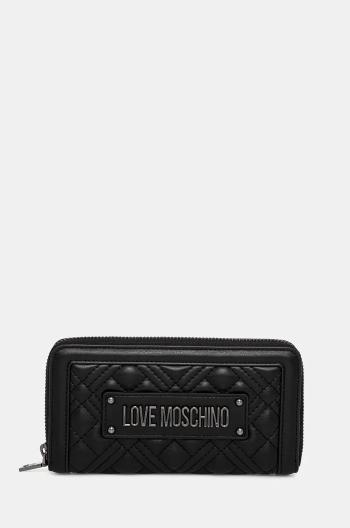 Peněženka Love Moschino černá barva, JC5600PP0L