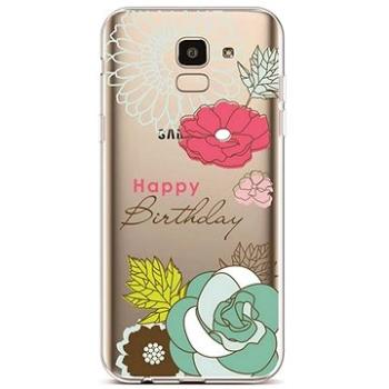 TopQ Samsung J6 silikon Happy Birthday 37970 (Sun-37970)