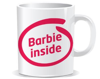 Hrnek Premium Barbie inside