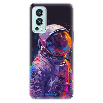 Odolné silikonové pouzdro iSaprio - Neon Astronaut - OnePlus Nord 2 5G