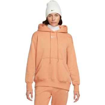 Nike SPORTSWEAR PHOENIX FLEECE Dámská mikina, oranžová, velikost