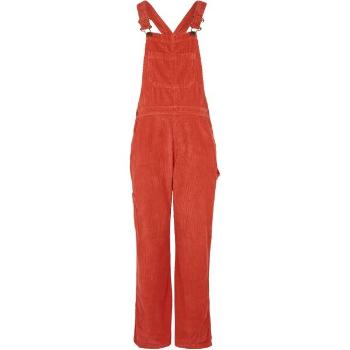 O'Neill CORD DUNGAREE Dámské laclové kalhoty, červená, velikost