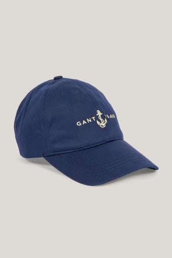 KŠILTOVKA GANT ANCHOR SATIN CAP EVENING BLUE