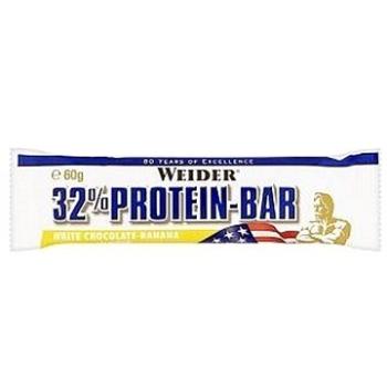 Weider 32% Protein bar 60g, banán/bílá čoko (4044782307977)