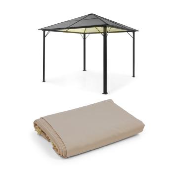 Blumfeldt Pantheon Solid Sky Ambient Solar, pavilion, 3 × 3 m, iluminat solar