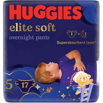 HUGGIES Elite Soft Pants přes noc Pants vel. 5 (17 ks) (5029053548173)