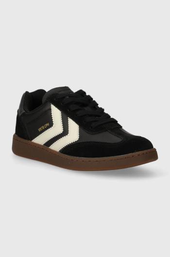 Kožené sneakers boty Hummel VM78 CPH ML černá barva, 225072