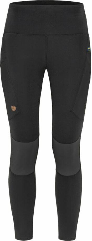 Fjällräven Abisko Trekking Tights Pro W Black/Iron Grey XL Outdoorové kalhoty