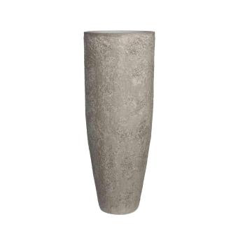 Květináč Dax, barva bílá s vysokým leskem, více velikostí - PotteryPots Velikost: L - v. 80 cm, ⌀ 36 cm