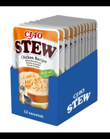 INABA CIAO Stew hrana complementara pisici 12x40g cu pui