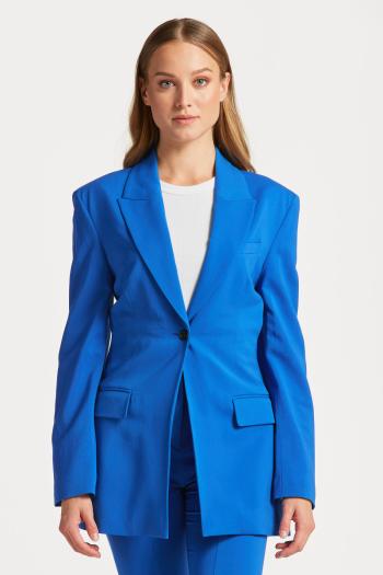 SAKO GANT WIDE SHOULDER FITTED BLAZER LAPIS BLUE