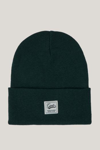 ČEPICE GANT DOUBLE LAYERED BEANIE TARTAN GREEN