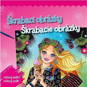 Škrabací obrázky/Škrabacie obrázky růžový sešit/růžový zošit 