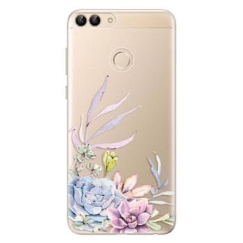 Odolné silikonové pouzdro iSaprio - Succulent 01 - Huawei P Smart