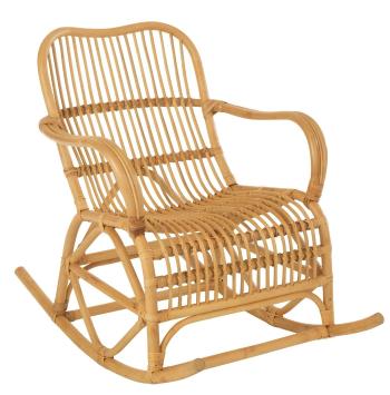 Přírodní ratanové houpací křeslo Ello Rattan - 68*103*87 cm 31053