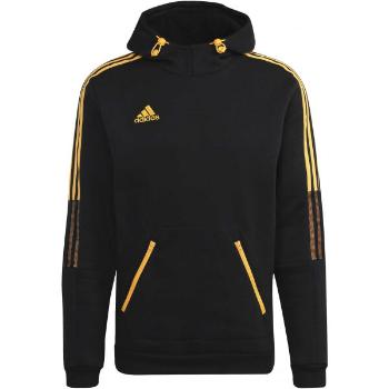 adidas TIRO HOODIE Pánská mikina, černá, velikost