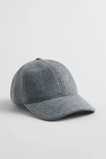 ČEPICE GANT LUSTROUS MELTON CAP DARK GREY MELANGE