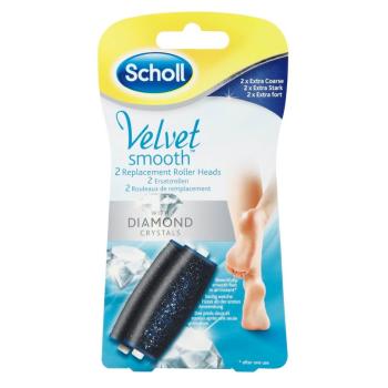 Scholl Velvet Smooth náhradní hlavice do elektrického pilníku na chodidla 2 ks