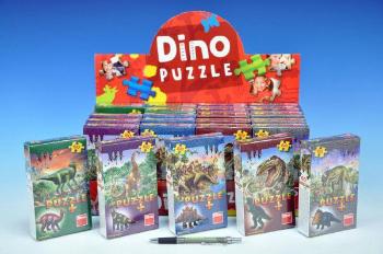 Dinosauři Puzzle 23,60 dílků + figurka - 6 druhů