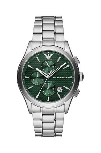 Hodinky Emporio Armani stříbrná barva, AR11529