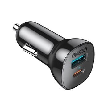 ChoeTech PD20W + QC18W (total 38W) Dual Ports Car Charger (TC0005)